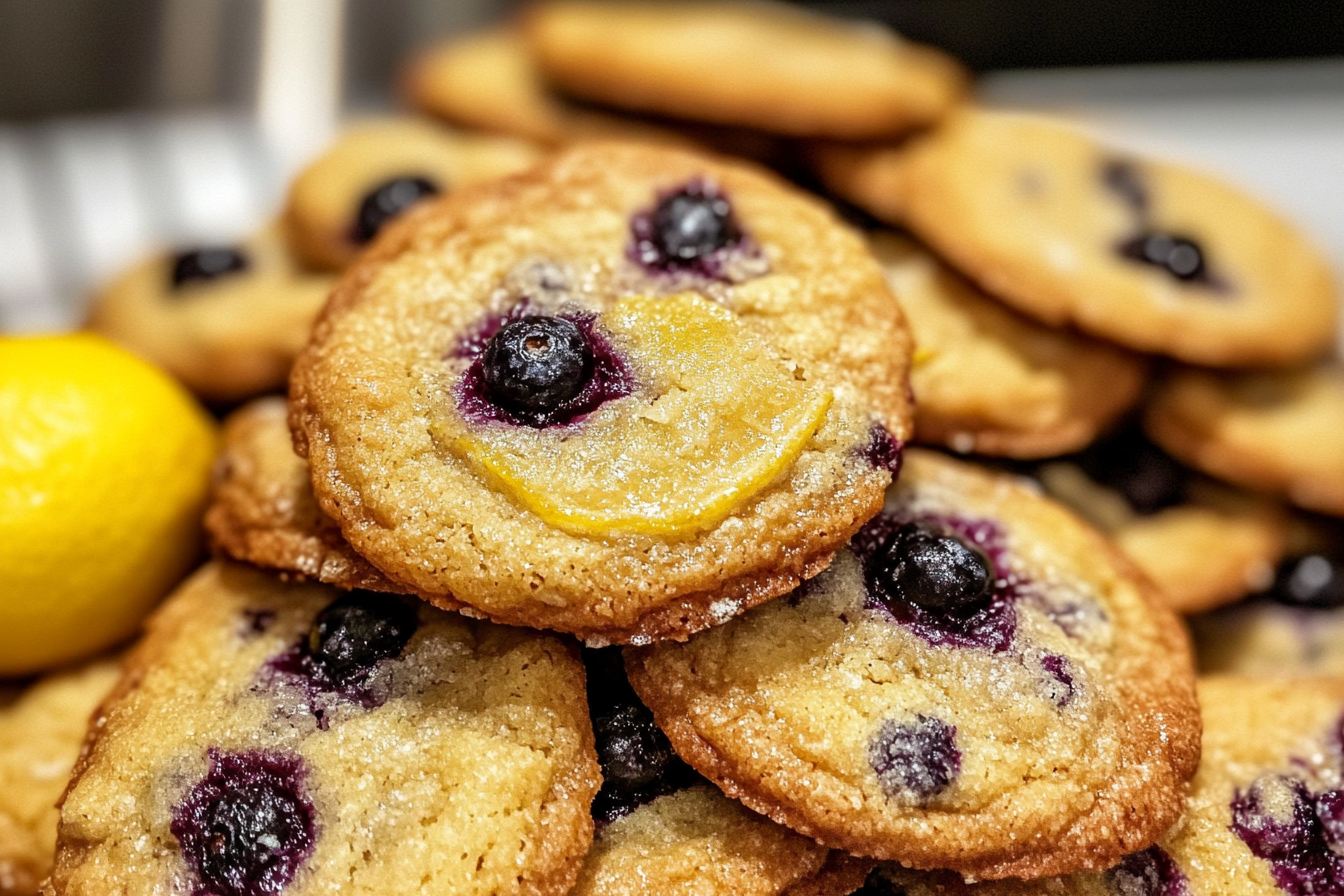 Lemon Blueberry Cookies