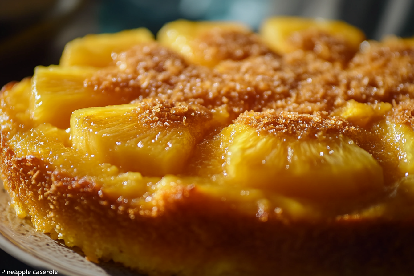 baked pineapple casserole