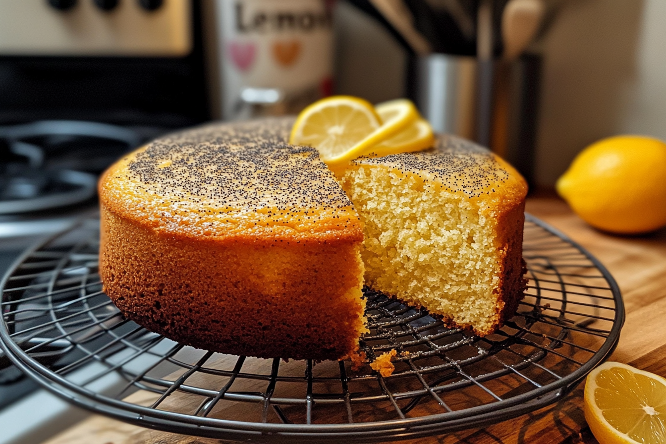 Lemon Poppy Seed Cake"