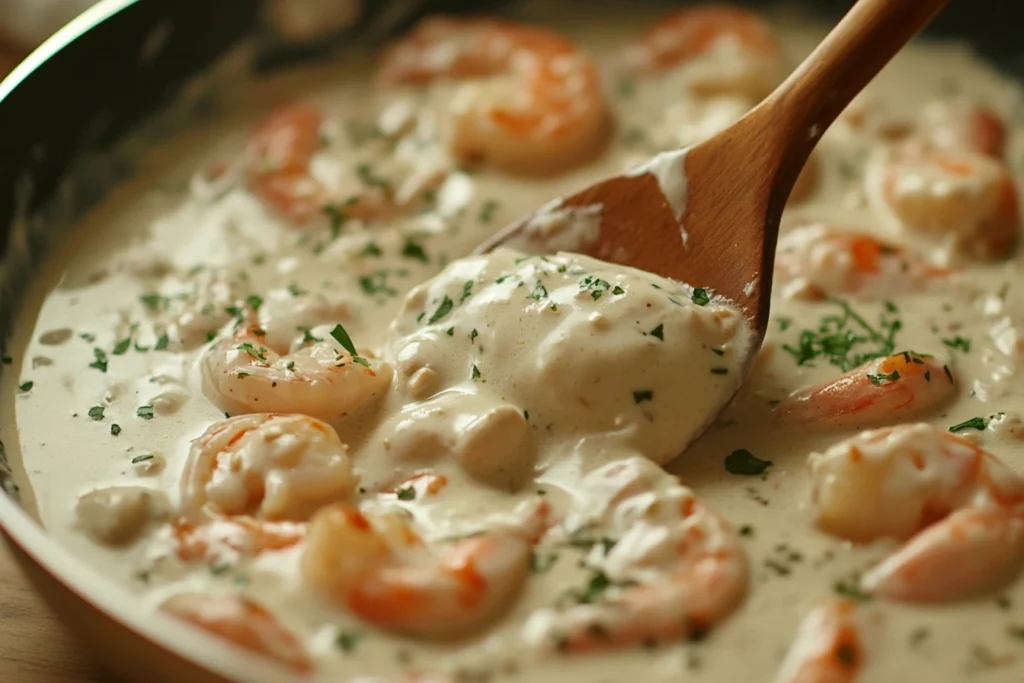 Creamy Cajun sauce for Shrimp and Chicken Pasta